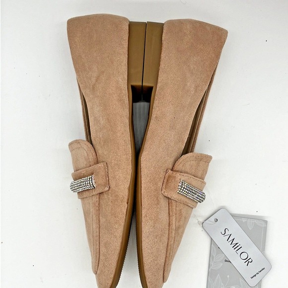 Samilor Elegant Flats Size 7 Pink Shoes Round Toe Shoes Comfortable Slip on NWT - Picture 6 of 12